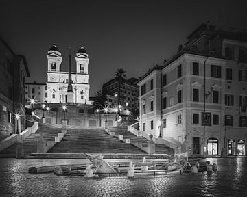 Scalinata di Trinità dei Monti - Fontana della Barcaccia by Teun Ruijters