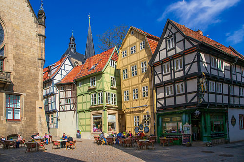 Quedlinburg, Germany – a colourful half-timbered town in the Harz Mountains