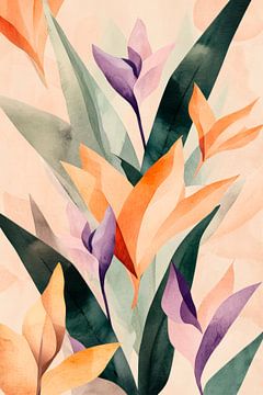 Blütenzauber in sanften Farben von Poster Art Shop