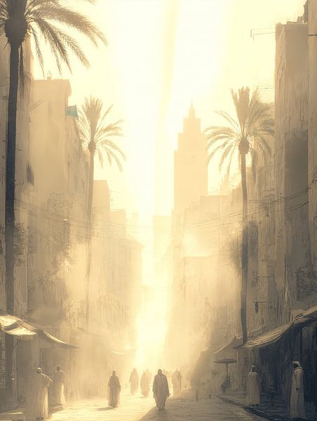 Le Maroc dans la lumière du soir par Studio Allee