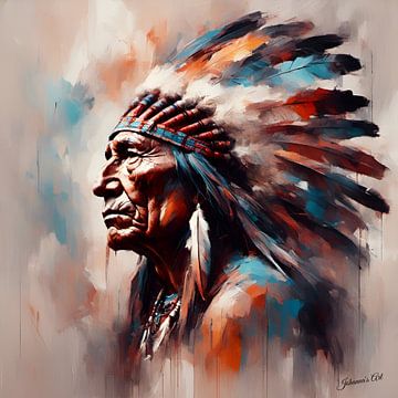 Native American Heritage 16 by Johanna's Art