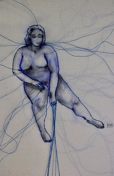 'My Lady Blue' van Kim Rijntjes