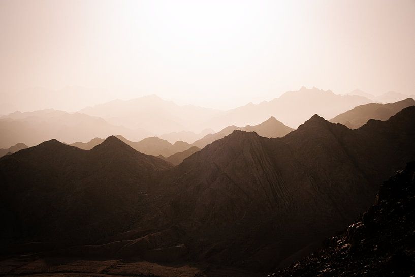 Sinai desert at sunset by Marjan Schmit Visser