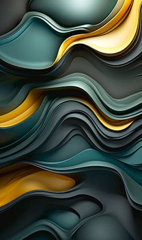 Dynamische abstrakte Malerei