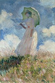 Woman with a Parasol, Claude Monet