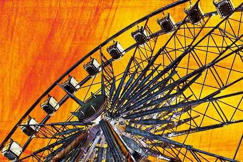 das Cape Wheel in Kapstadt mixed media