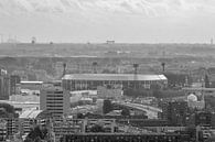 De Kuip and surroundings | Stadion Feyenoord | Rotterdam - zw by Nuance Beeld thumbnail