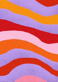 Retro 70er Streifen Textur von Niklas Maximilian