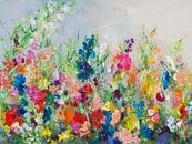 Floral Feast - origineel kleurrijk bloemenschilderij van Qeimoy thumbnail