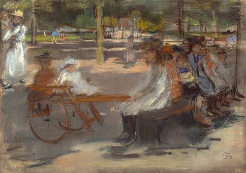 Kinderen in het park, Isaac Israëls