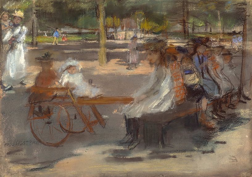 Kinderen in het park, Isaac Israëls van Meesterlijcke Meesters