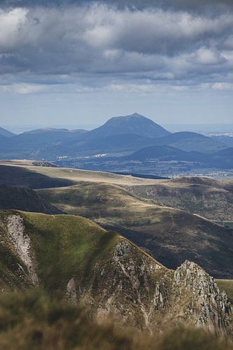 Puy de Dôme Vulkangipfel, Frankreich