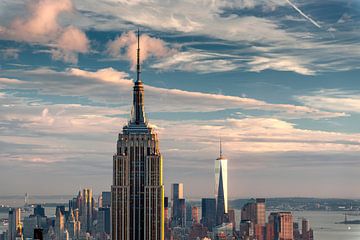 Uitzicht op het Empire State Building (New York) van Carlos Charlez