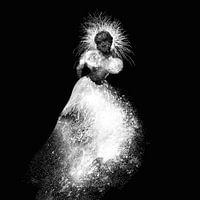 Lady in white