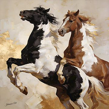 The Beauty of Horses – Wild Duet by Johannas Art Creations