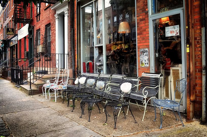 New York Brooklyn Streets II van Marlika Art