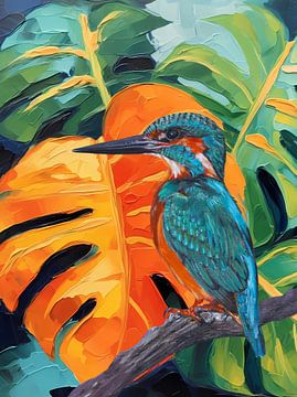 Kingfisher botanist by Bianca ter Riet