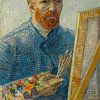Peinture Vincent van Gogh, Autoportrait en tant que peintre sur Schilderijen Nu