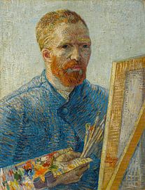 Selbstbildnis an der Staffelei, Vinvent van Gogh