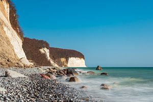 Kreidefelsen an der Küste der Ostsee auf der Insel Rügen