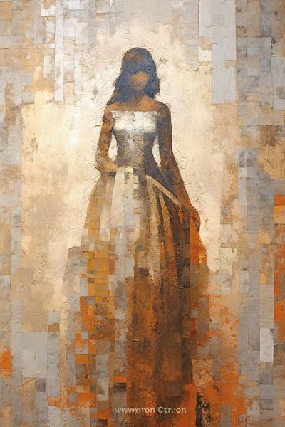 Frau Modern | Kunst von ARTEO Gemälde