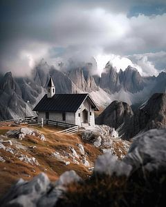 Wolken über Gletscherspitze