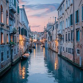 Kanal von Venedig (Canal grande) von TheXclusive Art