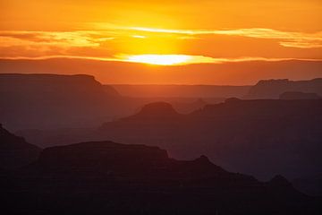 Sunset over the Grand Canyon sur Harry Kors