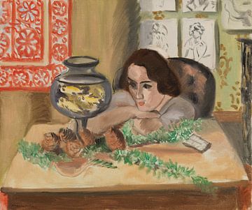 Henri Matisse, Young Woman before an Aquarium 