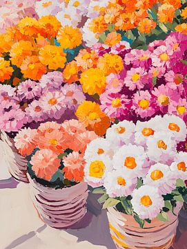 De Bloemenmarkt van Gypsy Galleria