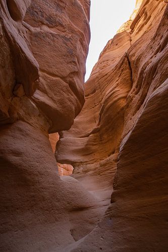 Canyon in de Sinaï Woestijn in Egypte