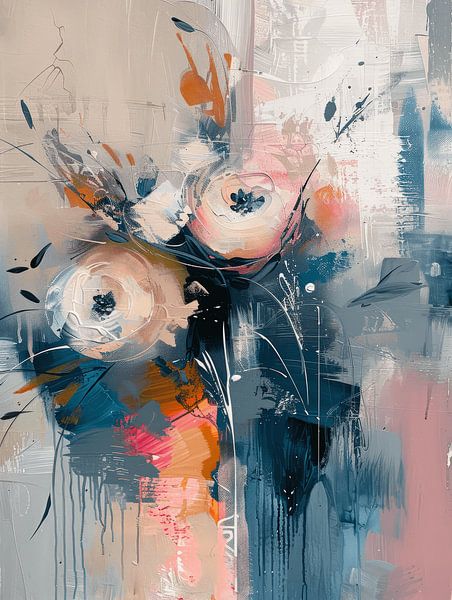 Flowers modern and abstract by Studio Allee