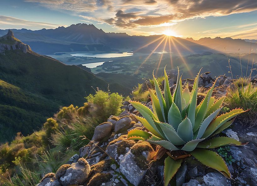 Zauberlicht am Bergsee von fernlichtsicht