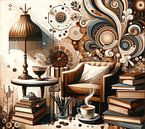 Reading corner with coffee flavour by artefacti thumbnail