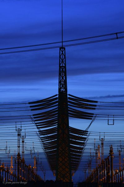 Electric city by Jean Pierre Bergé
