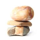 Pebbles drieluik # 3-4 omne trium perfectum van Wim Zoeteman thumbnail