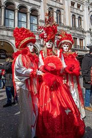 Carnaval sur la place Saint-Marc à Venise