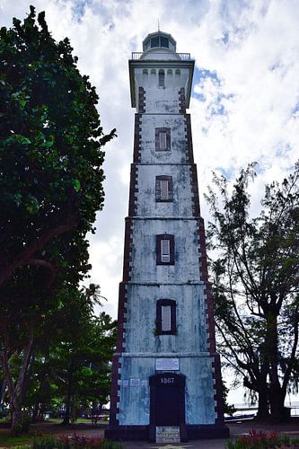De vuurtoren van Pointe Vénus