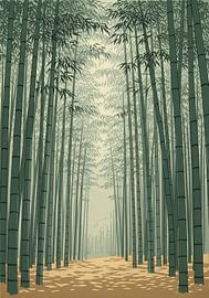 Bamboo Forest Illustration by Markus Gann