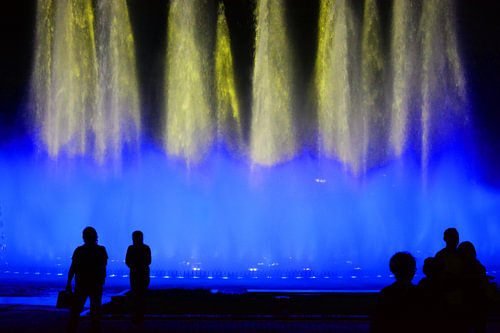 prachtige watershow