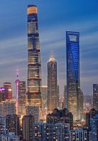 Shanghai in de avonduren