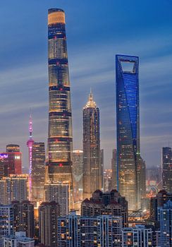 Shanghai in the evening