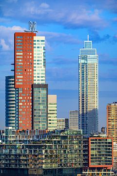 Rotterdam skyline during sunrise by Sjoerd van der Wal Photography