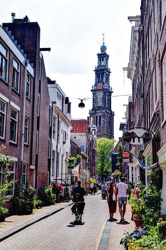 Jordaan Westerkerk Amsterdam Nederland