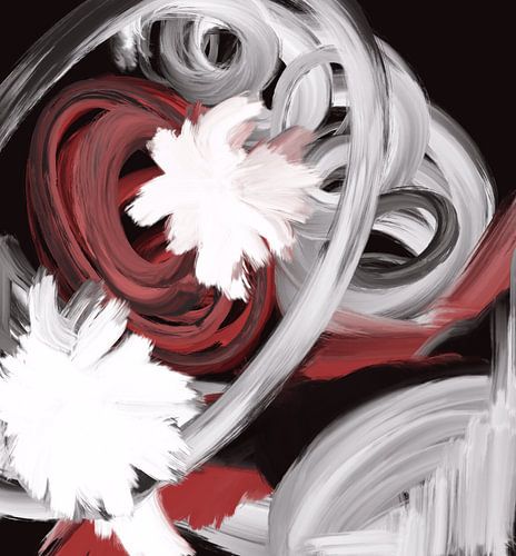 Tijdloos in eeuwigheid - modern abstract schilderij