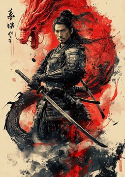 A Japanese Samurai by Lae