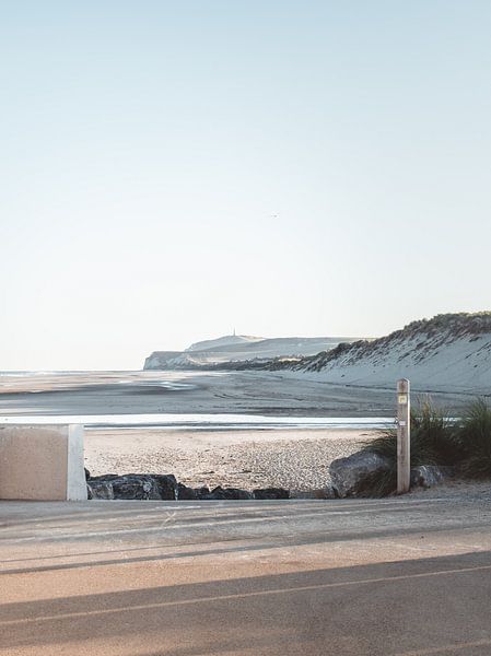 Het strand van Wissant, Frankrijk van Merel Tuk