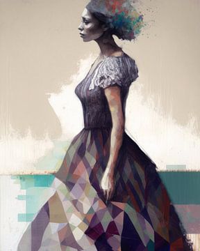 Porträt: "Macht dem Kleid" von Carla Van Iersel