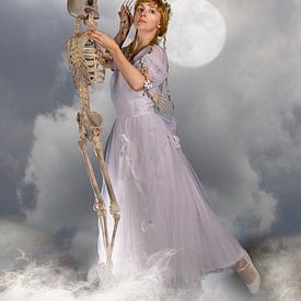 La fille et la mort sur Mooie Foto