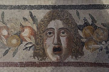 Romeinse mozaïek/ Roman mozaic, Rabat, Malta  van Maurits Bredius